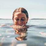 woman in water